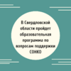 В Свердловской области пройдет образовательная программа по вопросам поддержки СОНКО - УралДобро