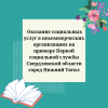 Оказание социальных услуг в некоммерческих организациях на примере Первой социальной службы Свердловской области город Нижний Тагил - УралДобро